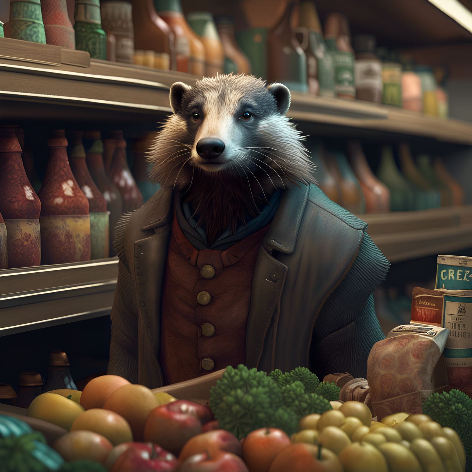 Mister Badger's Day Out