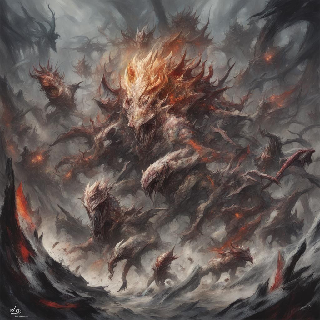 Abstract Chaos: A Wild Explosion of Color