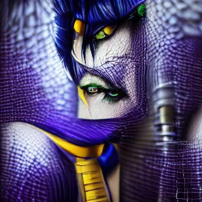 Stylized Fantasy Art of Evil Lyn