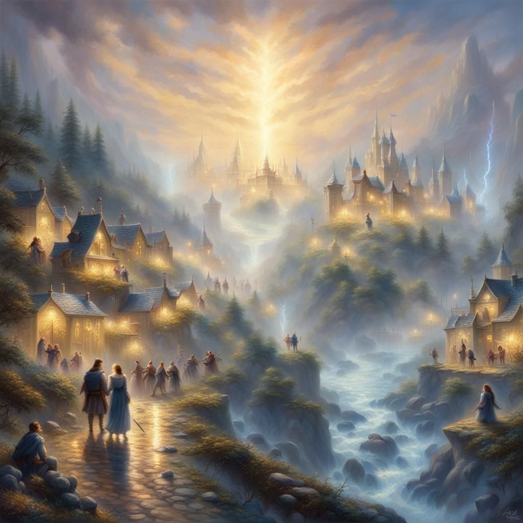 Ethereal Fantasy Battle of Light and Dark