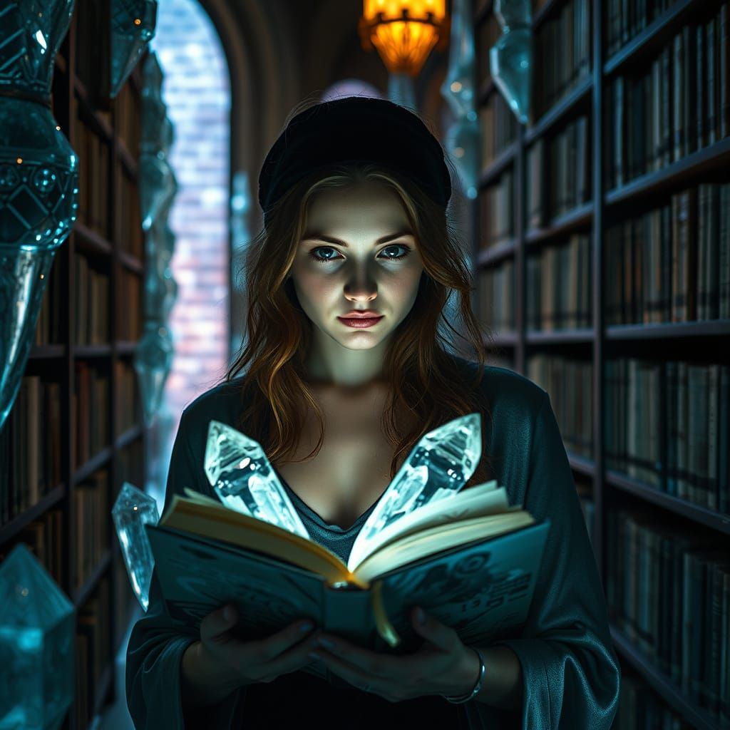 Luminar Library: Memory Crystals and Medieval Magic
