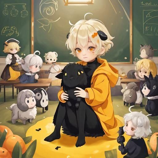 Children with Animal Features Trapped in Birdcage