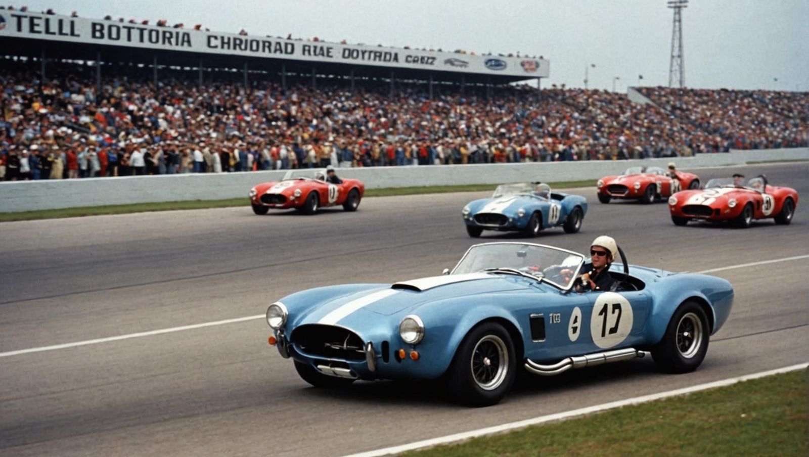 Shelby Cobra Races at Daytona in the 1960s