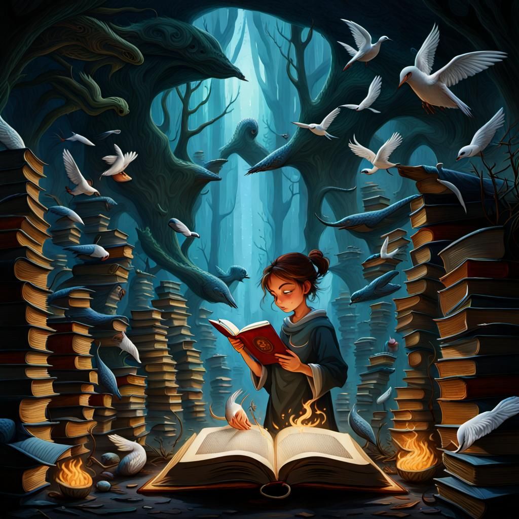 Abstract Image of Reading a Bool