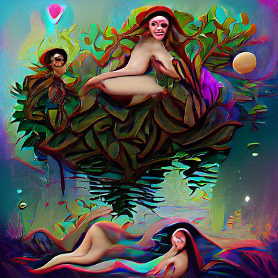 Psychedelic Renaissance: Venus in Floating Forests