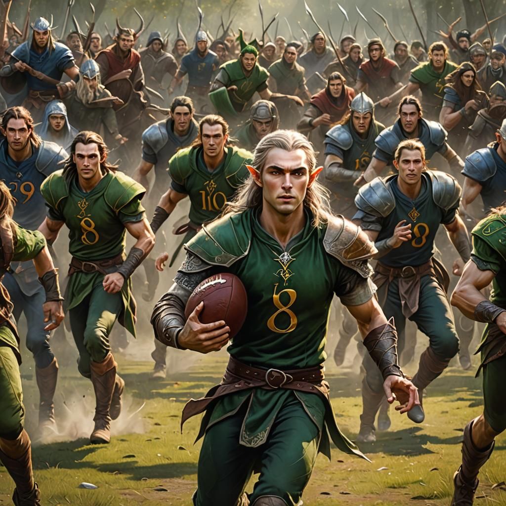 Elven Football Team Concept Art