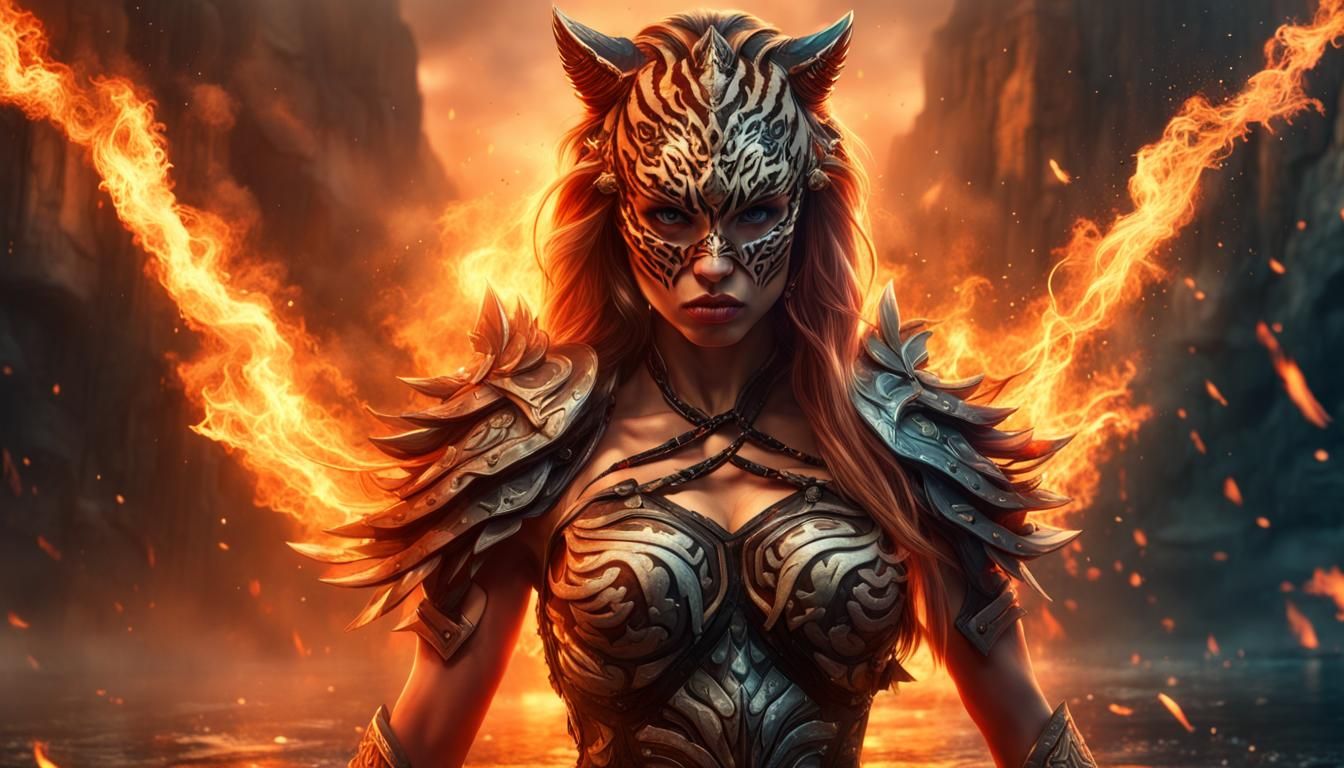 Epic Gorean Princess: Water, Fire, and Tiger