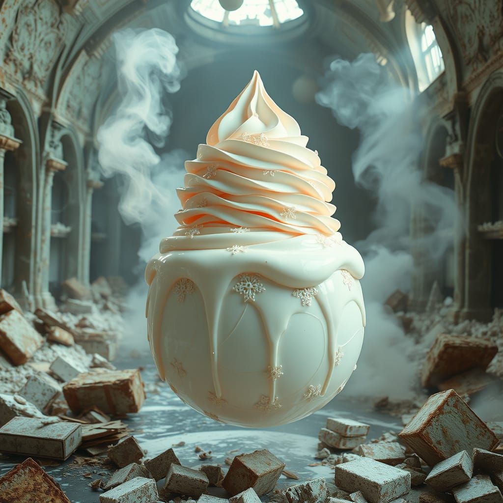 Ethereal Parfait Dessert in Dreamlike Patisserie