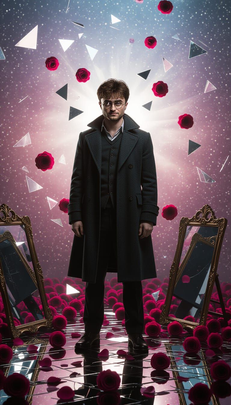 Daniel Radcliffe in Galaxy of Roses, Cinematic Still