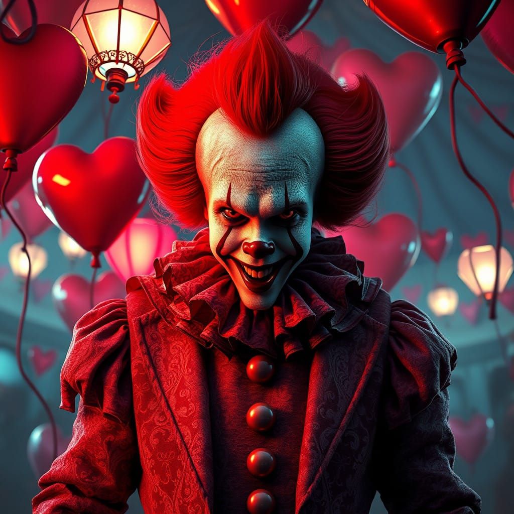 Grotesque Valentine's Day Carnival King