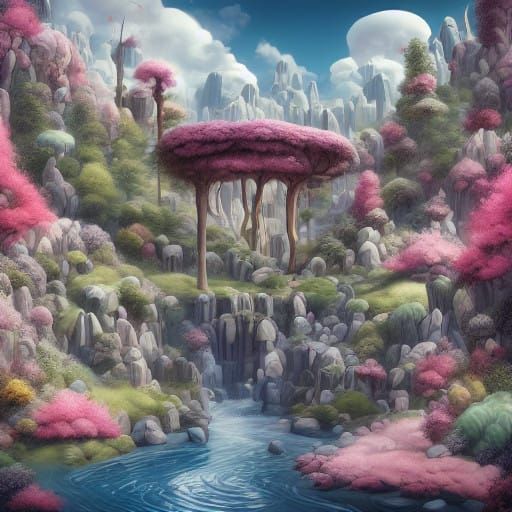 Surreal Dreamscape on Zero: Ethereal Encounter