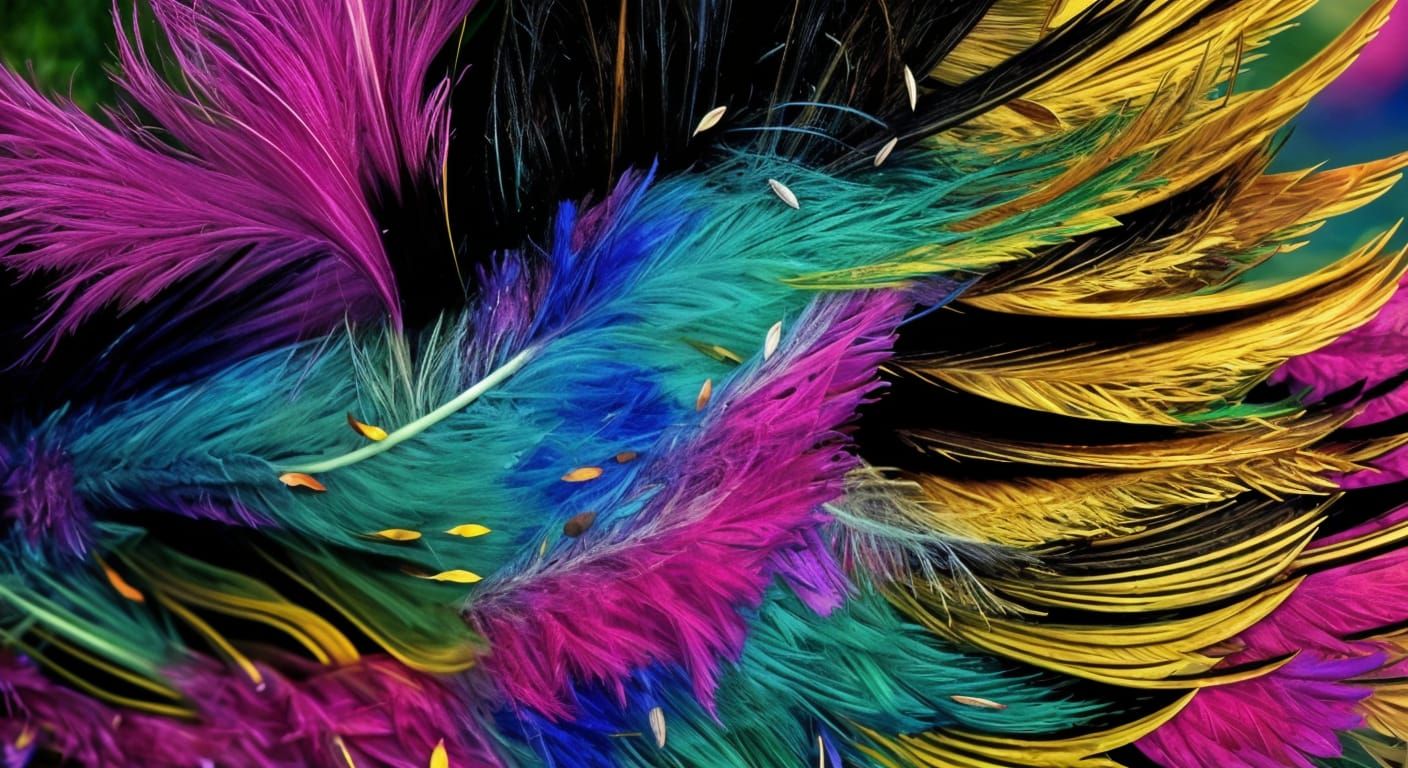 Surreal Portrait of Intertwined Life Forms