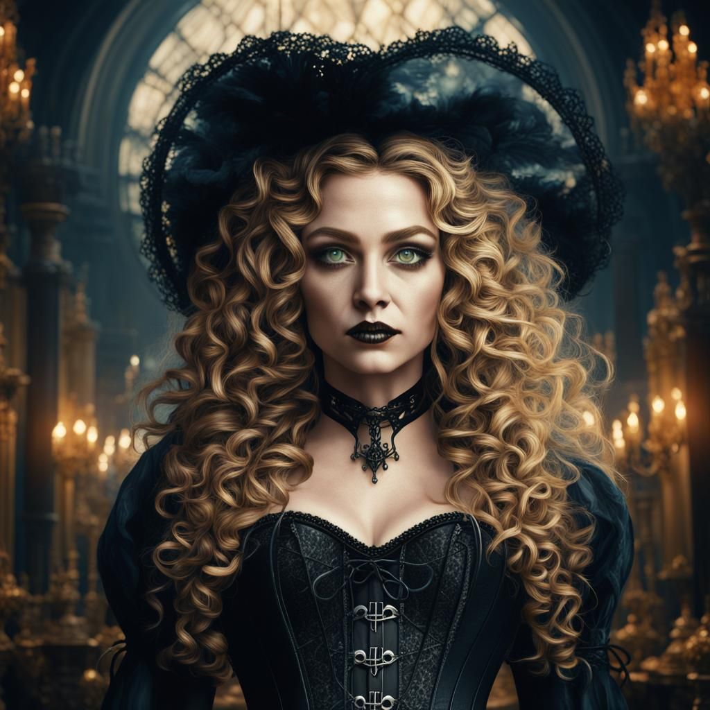 Beautiful New Orleans Witch in Detailed Matte Painting