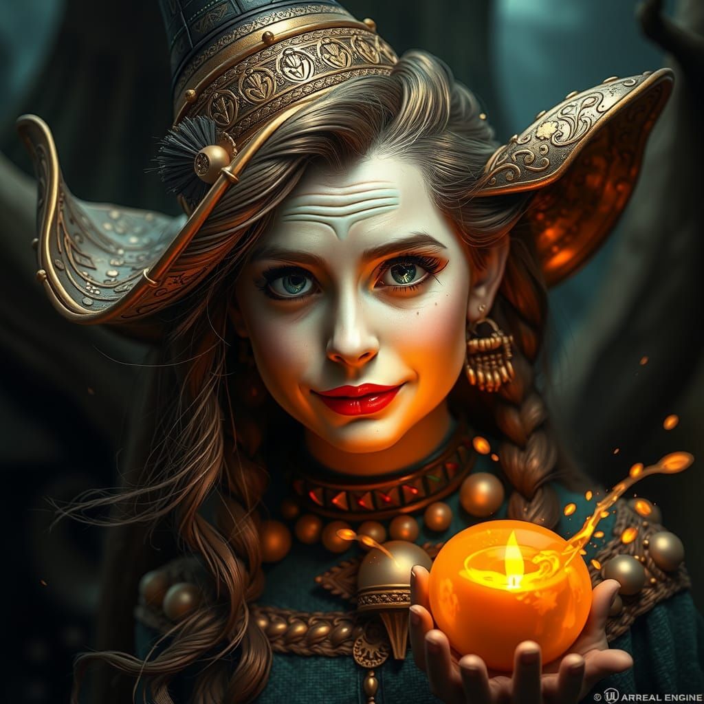 Fantastical Portrait of the Wizard of Oz