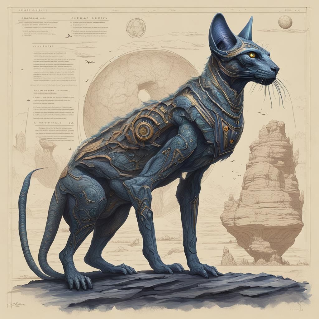 Alien Exoplanet: Speculative Xenobiology Concept Art