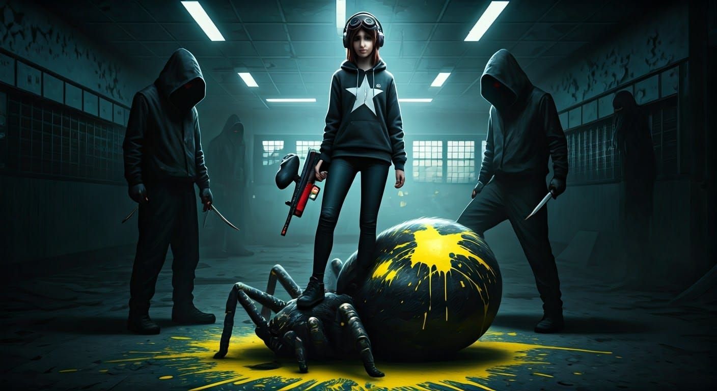 Heroic Young Woman Confronts Cultists in a Haunting Abandone...