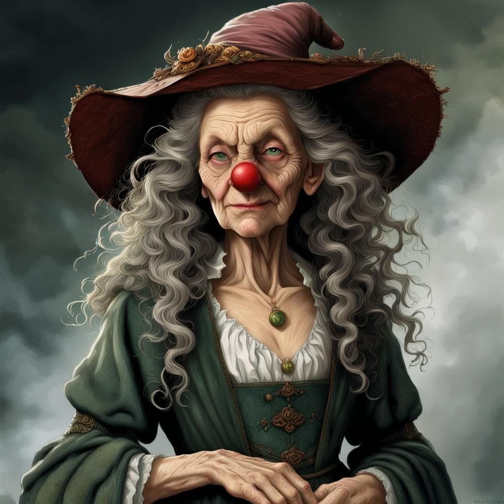 Red nose witch