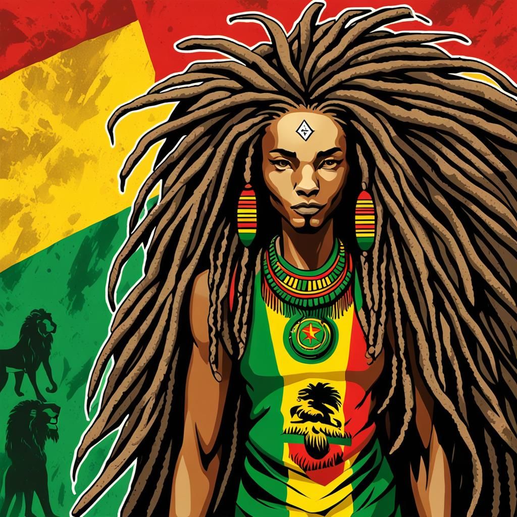 Majestic Lion, Black Woman, Reggae Music Celebration