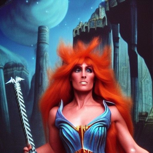 Sorceress of Castle Grayskull: Digital Matte Painting