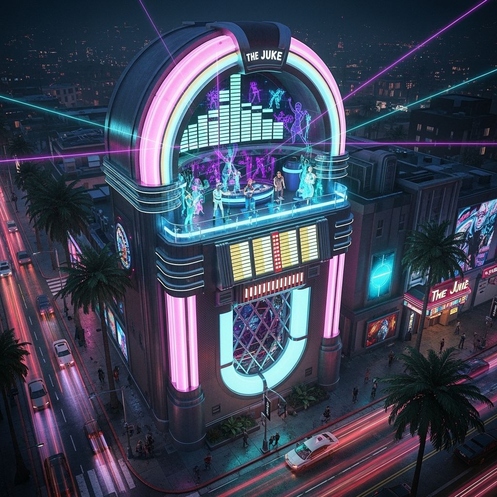 Cyberpunk Jukebox Nightclub: The Juke