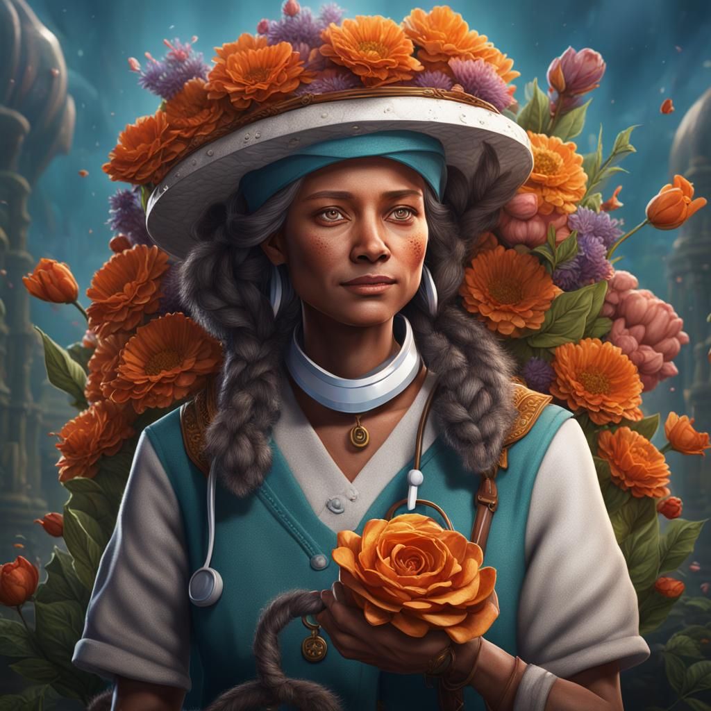 Compassionate Caregiver: Detailed Matte Painting in Unreal E...