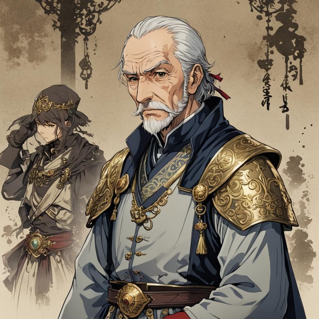 Capulet's Cousin: Anime-Style Old Man