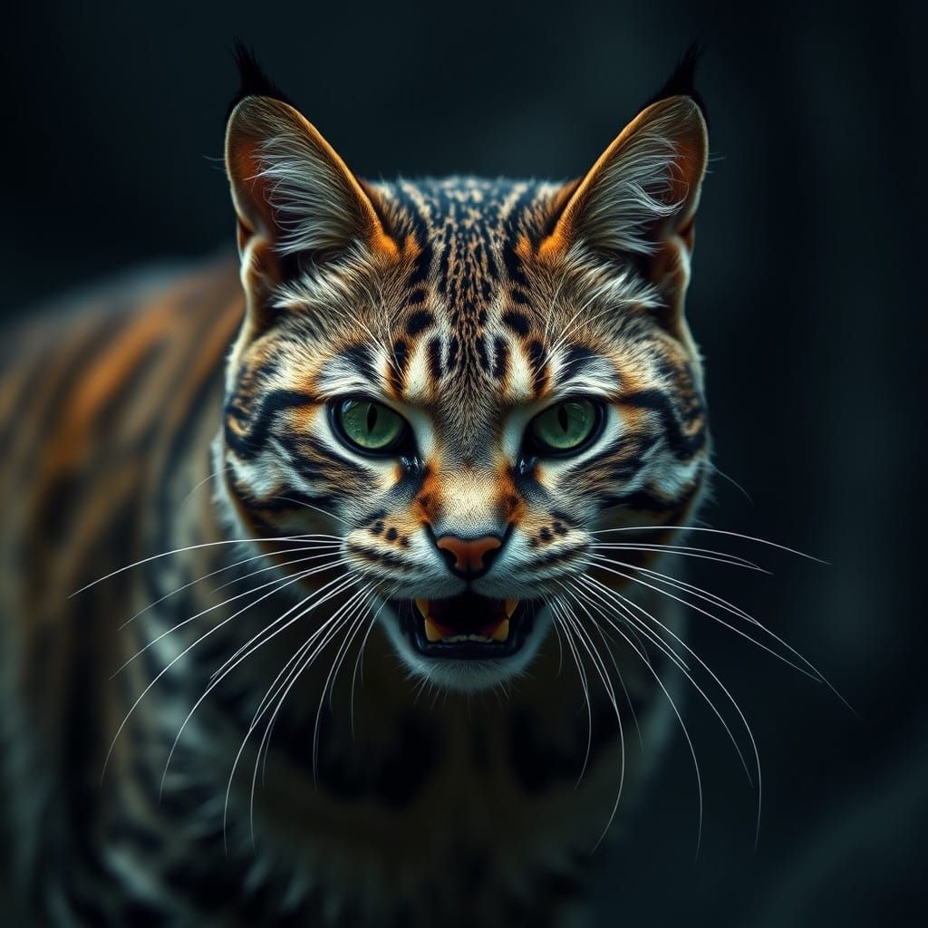 Hyperrealistic Battle Cat in Cinematic HDR