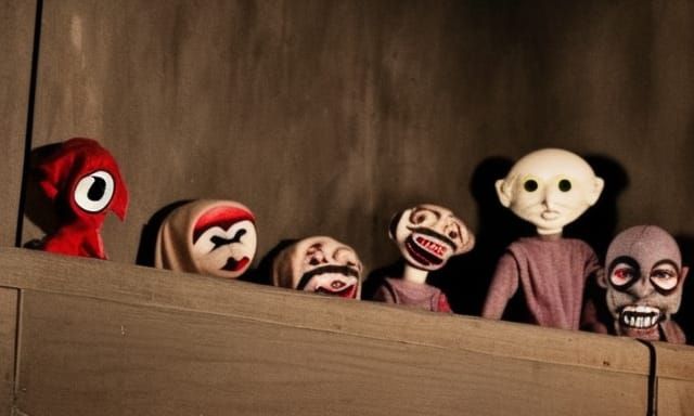 Balcony puppets