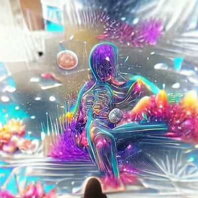 Cosmic Vision: Holographic Illustration by Pablo Amaringo