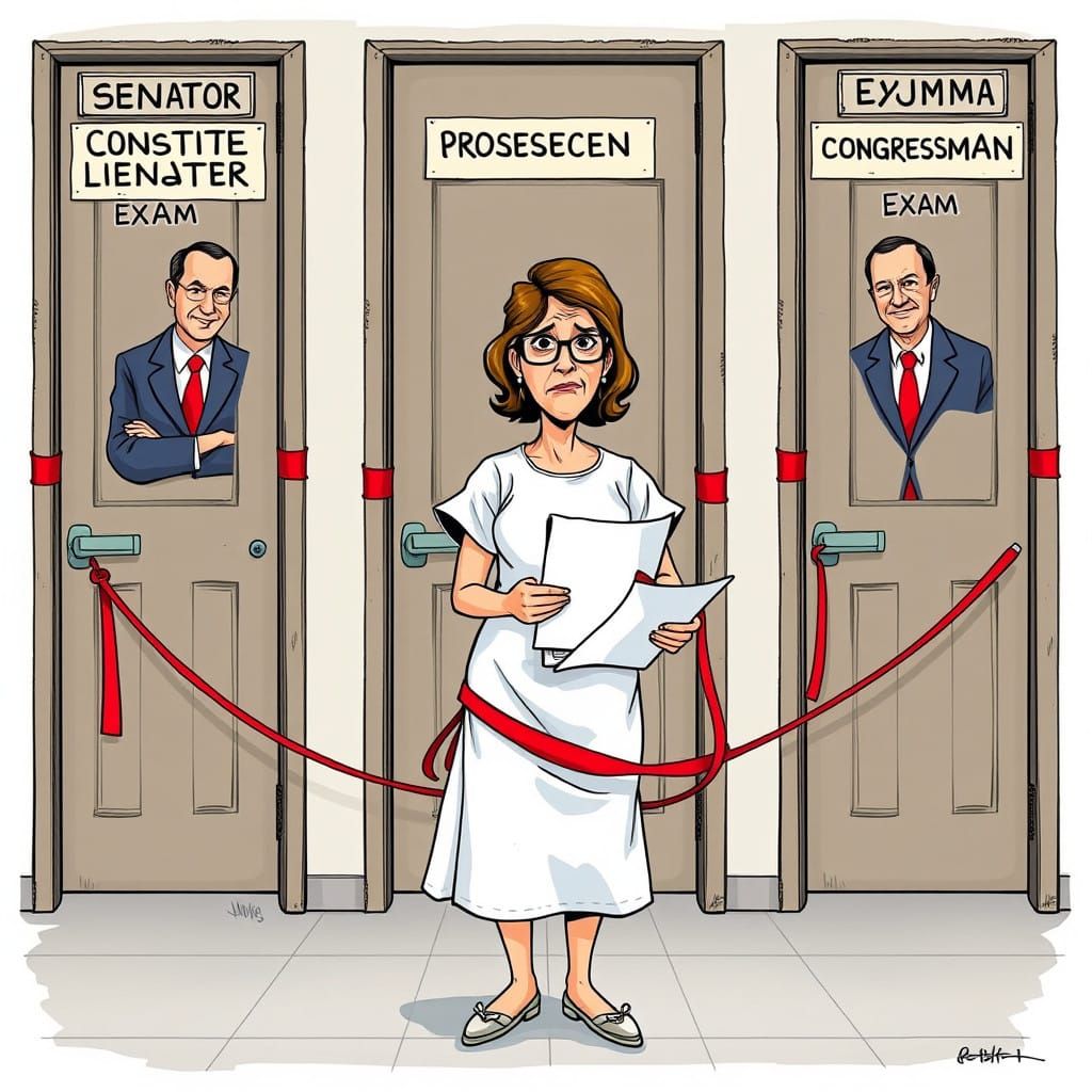 Frustrated Woman Navigates Bureaucratic Nightmare to Reach D...