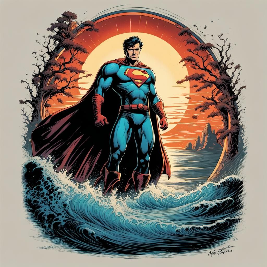 Retro Comic Book T-Shirt Design