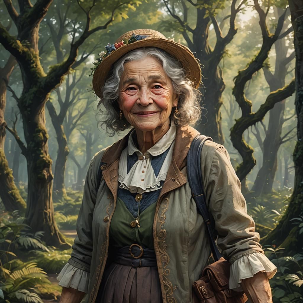 Inviting Woman Gestures Towards the Viewer