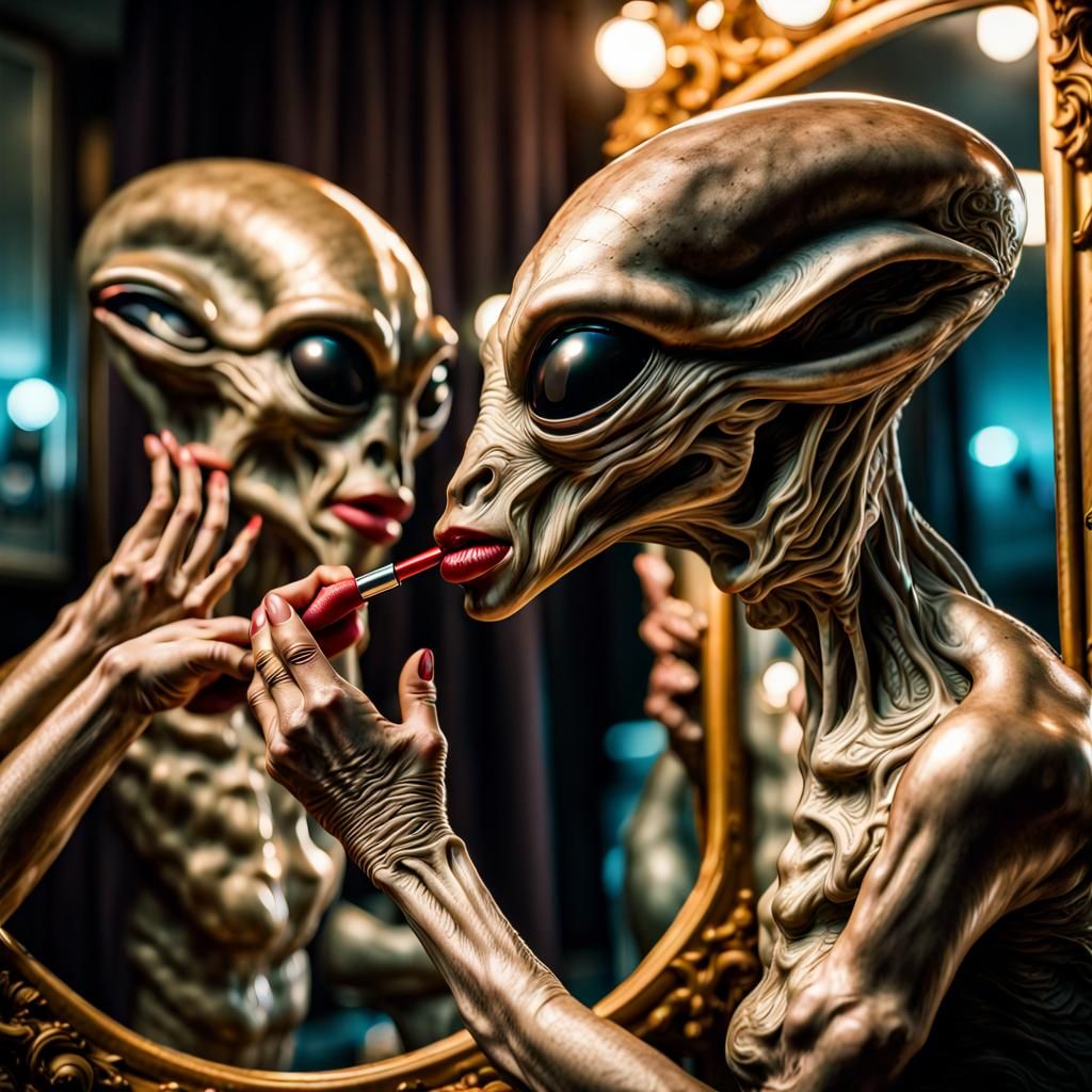 Roswell Alien's Hollywood Glamour Transformation