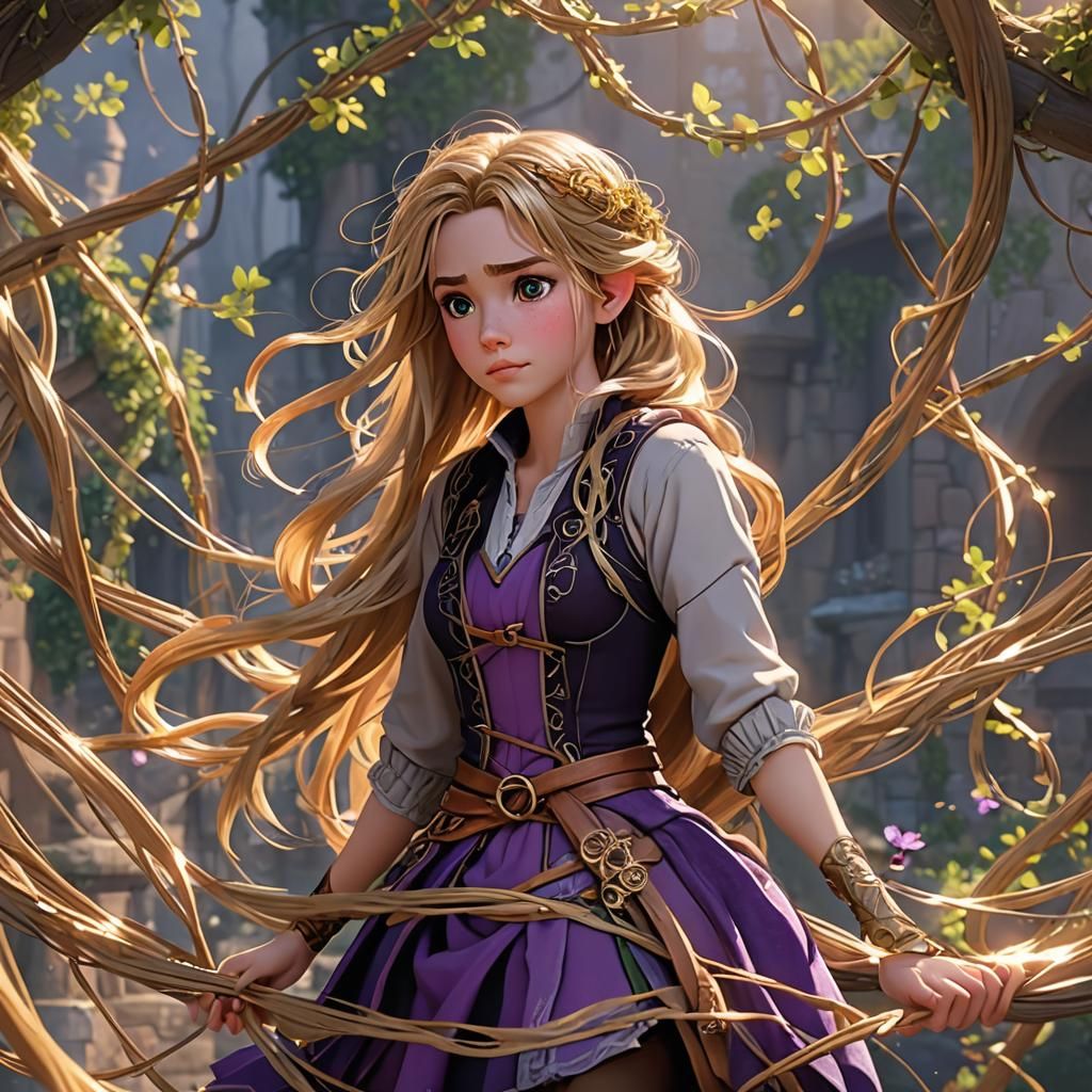 Detailed 3D Anime Art Inspired by WLOP