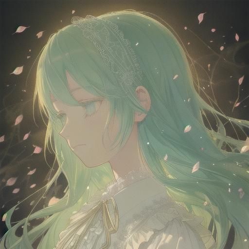 Hatsune Miku in Victorian Anime Portrait