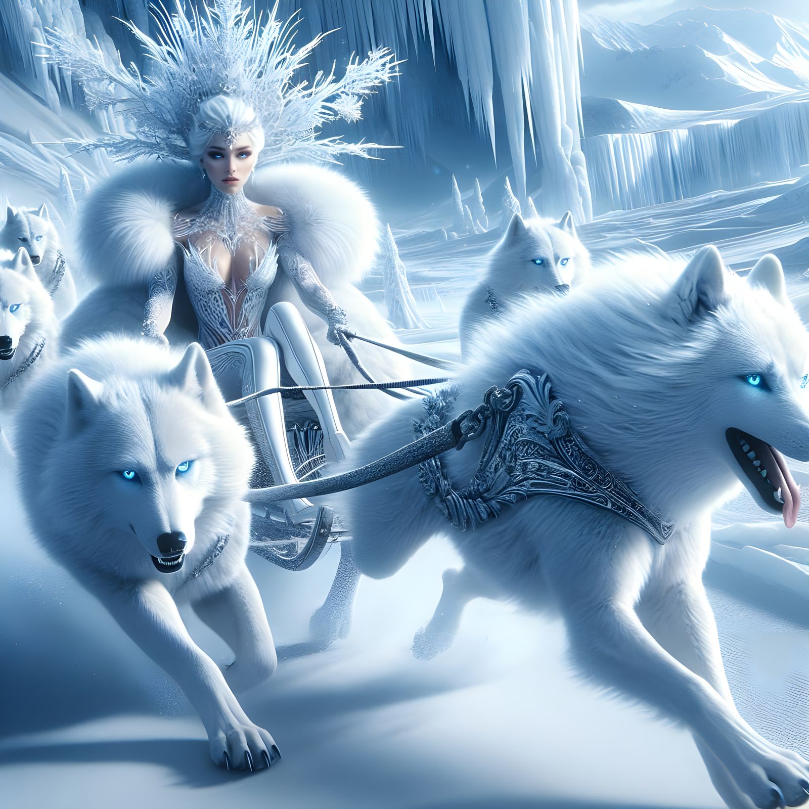 The Ice Queen And Her Pack