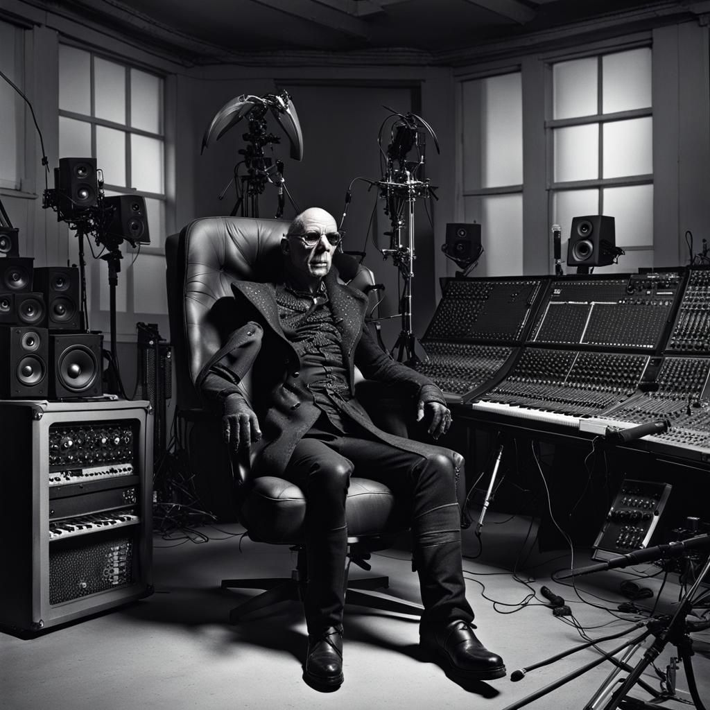 Grimdark Portrait in Studio Harcourt Style