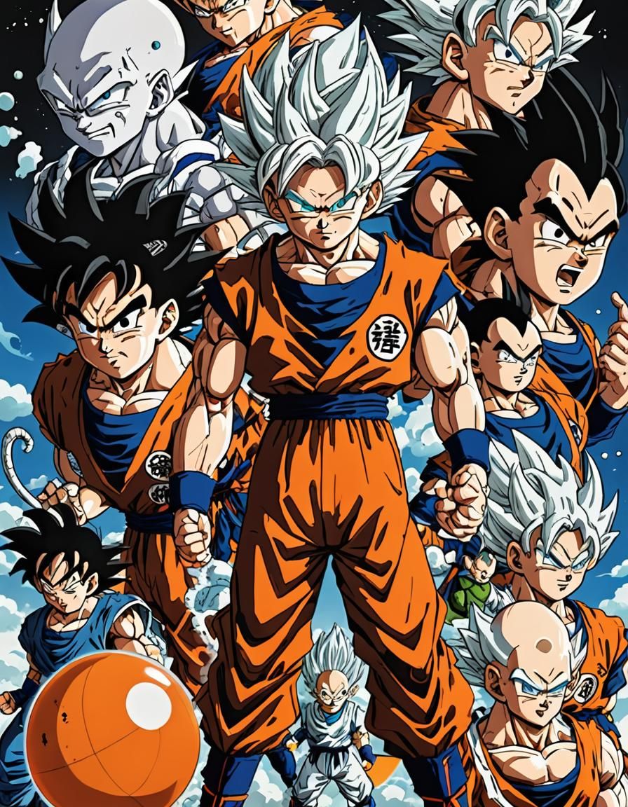 Dragon Ball Super Saiyan in Toriyama Style