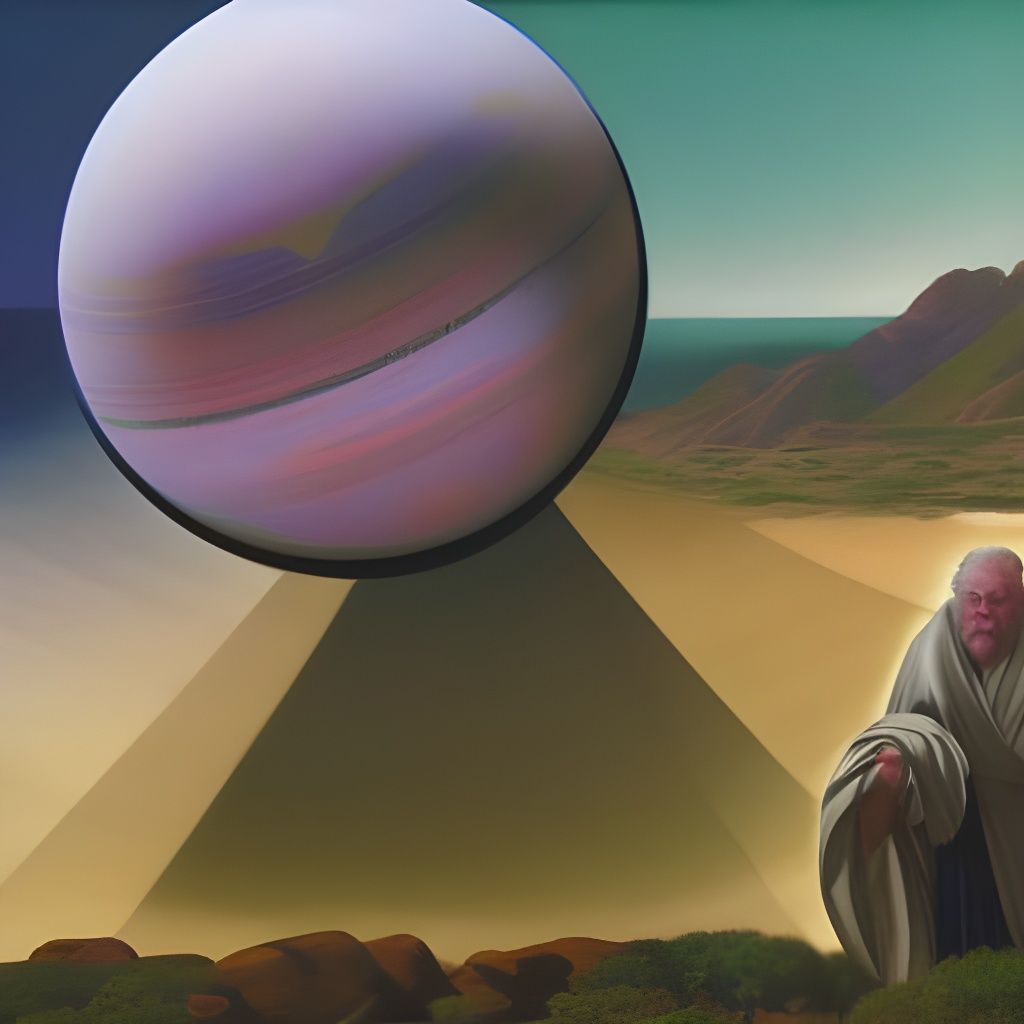 Old Man Walking: An Oil Painting in Gurney Style