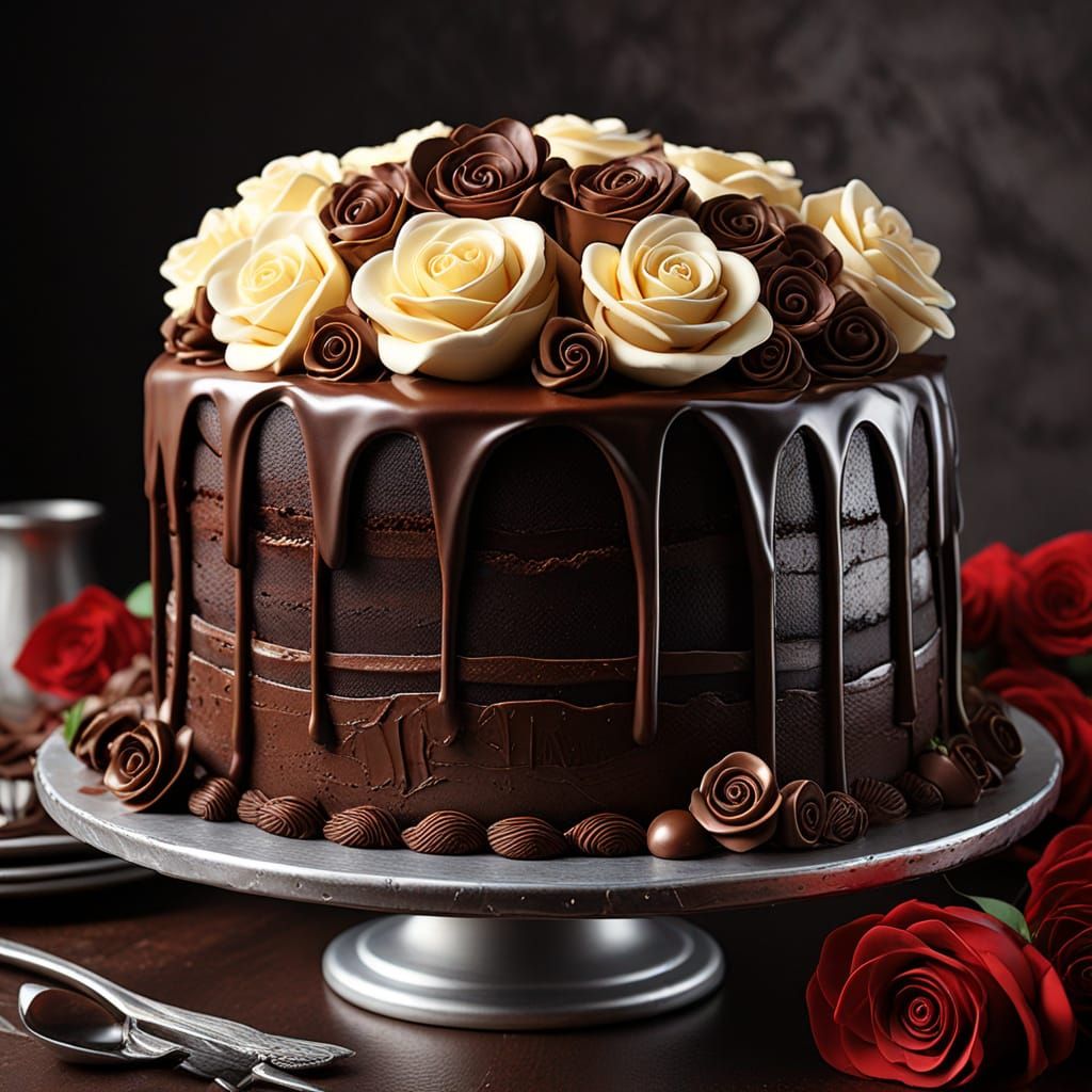 Mmmm chocolate fudge cake!