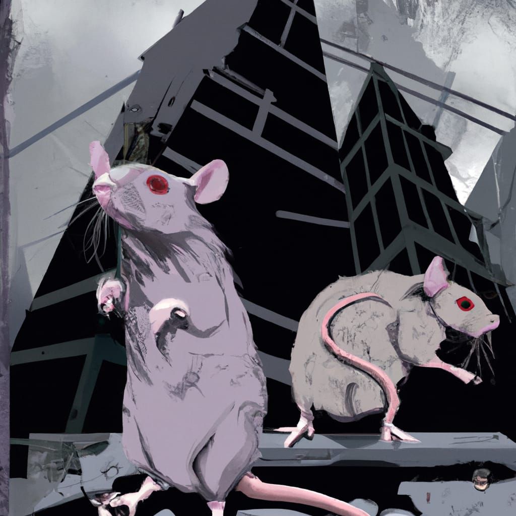 Steampunk City: Bloody Rats in Semi-Realistic Style