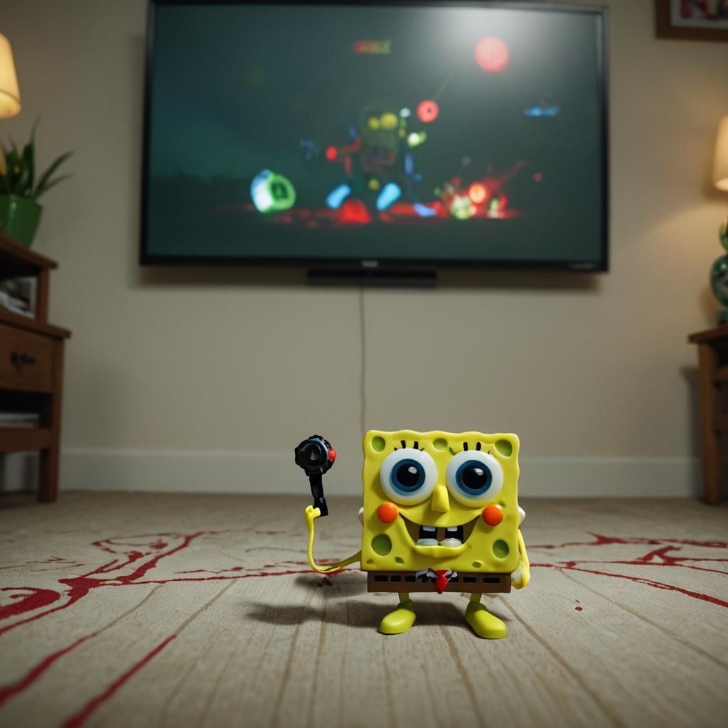 SpongeBob's Xbox 360 Red Ring of Death