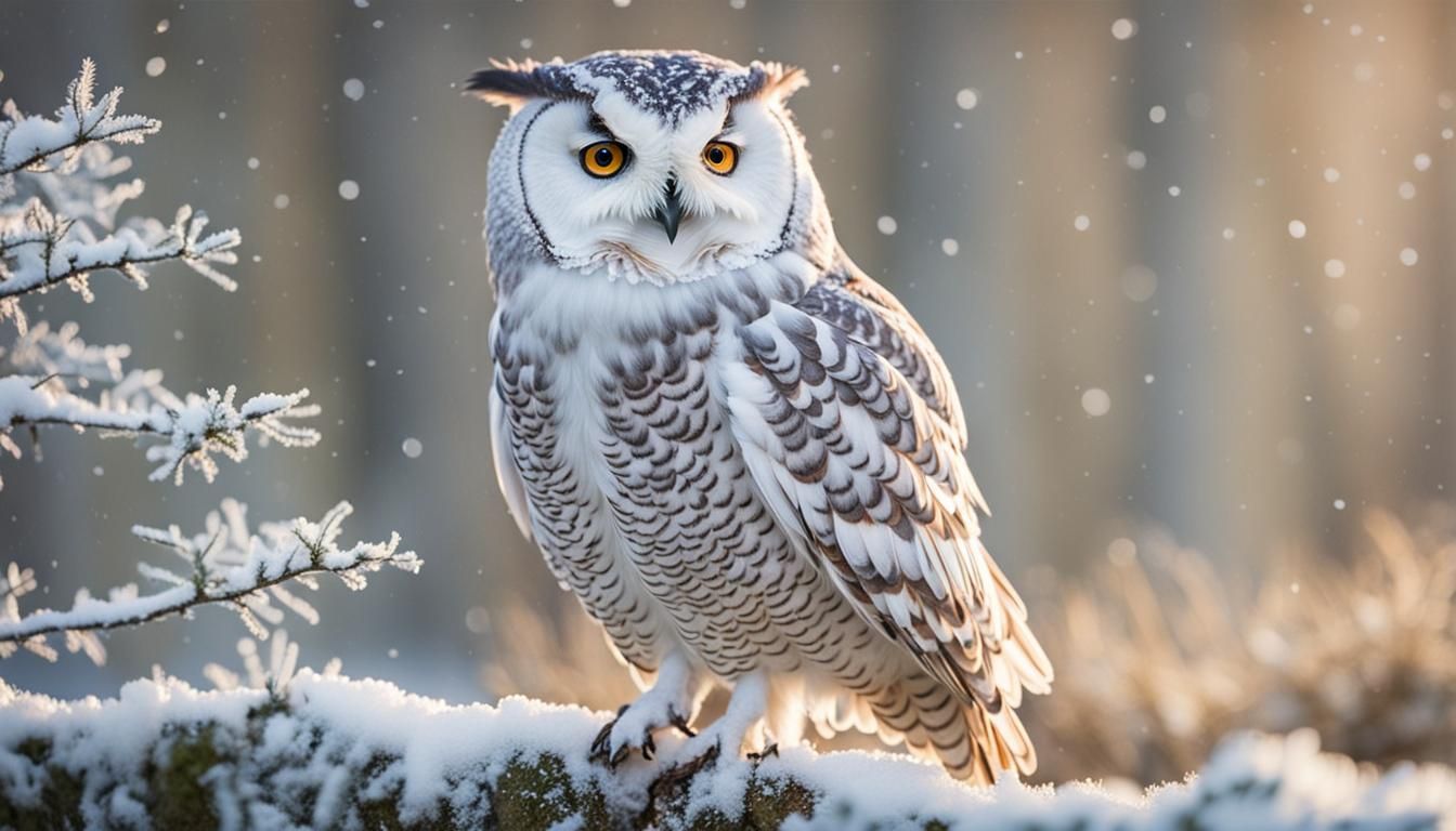 Frosty Owls in Winter: Professional Photography
