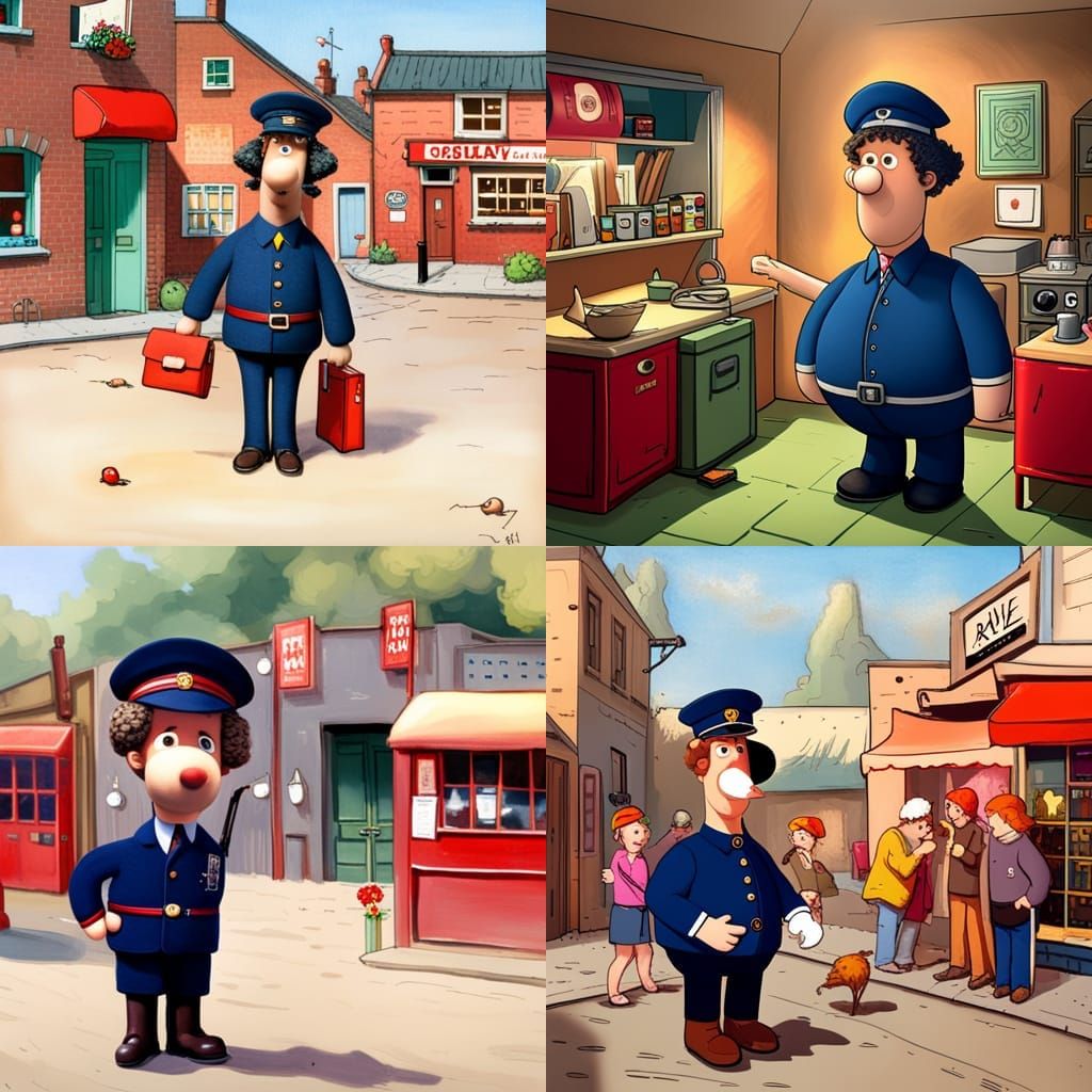 Postman Pat Attends a Psychedelic Rave
