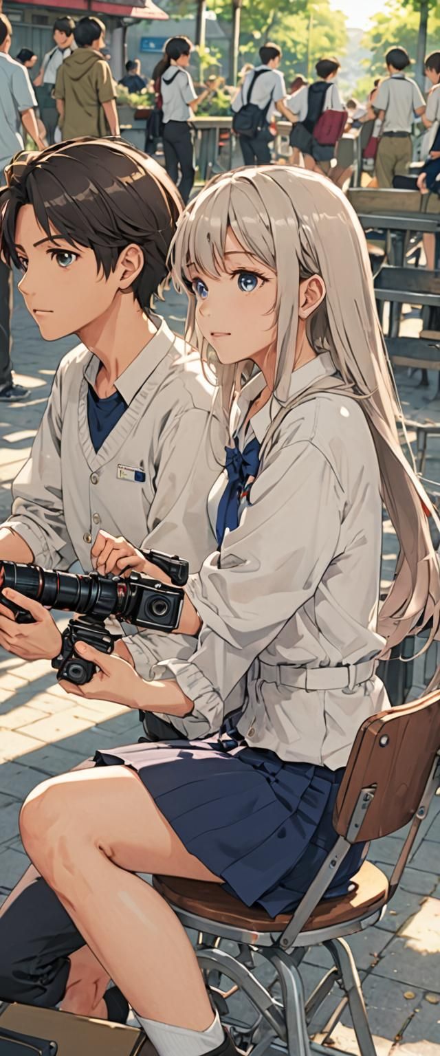 Anime Style Camera Angle Variation