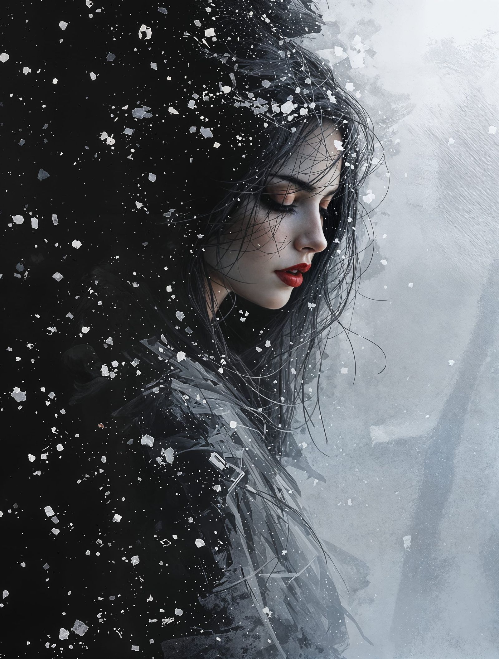 Mysterious Figure Vanishes into Norwegian Winter