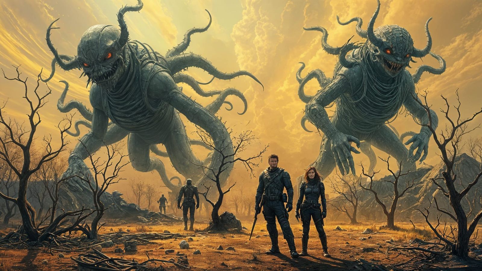 Pollen Season Attack Aftermath in Pencil and Watercolor