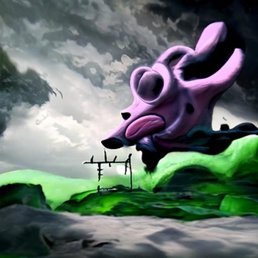 Courage the Cowardly Dog Matte Painting