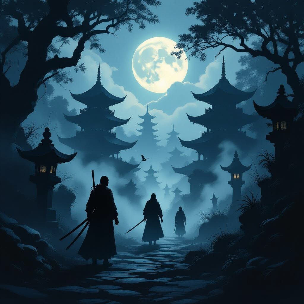 Mystical Ninjas and Samurais in Twilight Realm