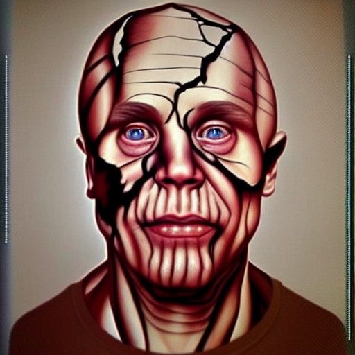 Hyperrealistic Portrait of Ed Gein